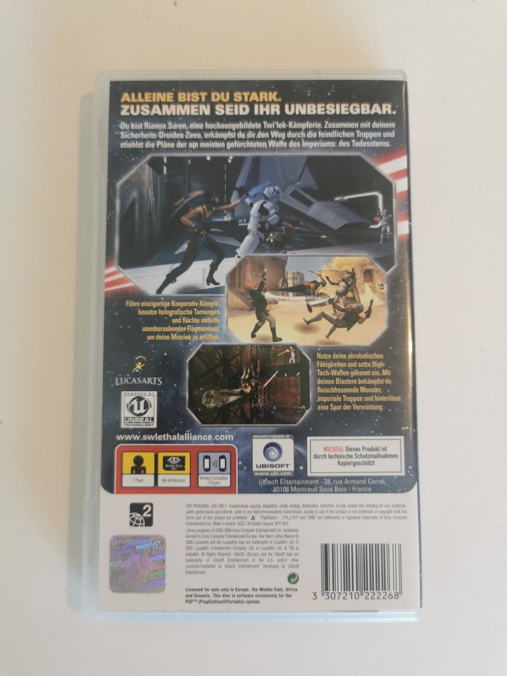 Spiele: PSP - Star Wars Lethal Alliance – Gebraucht aus Lenzburg von eyworld 2