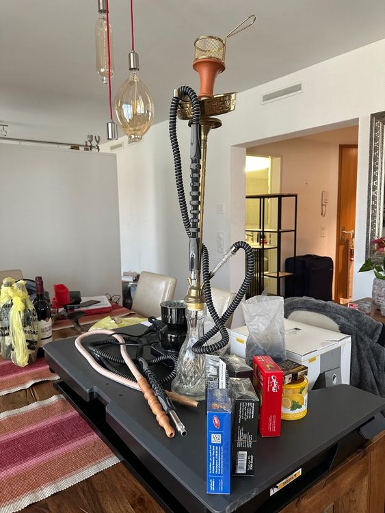Große Shisha / Nargile / Wasserpfeife – komplett Set – sehr (Gebraucht ...