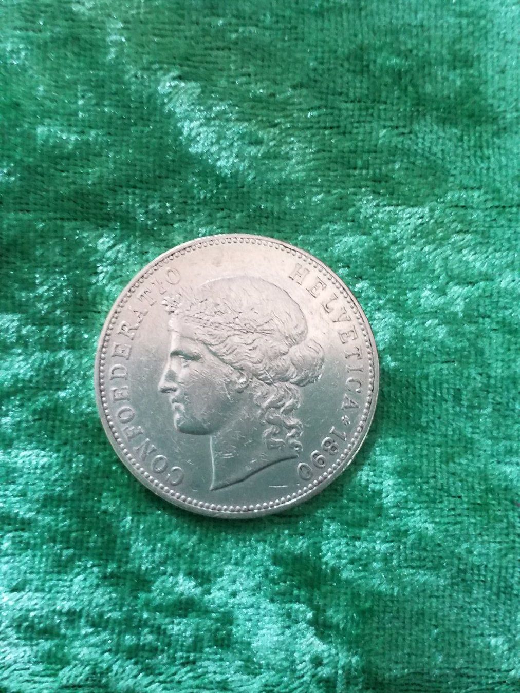 Tutti le monete: CH, 5 Franken /Francs/ Franchi, 1890 – Usato da Gordola venduto da ale_5wbc 2