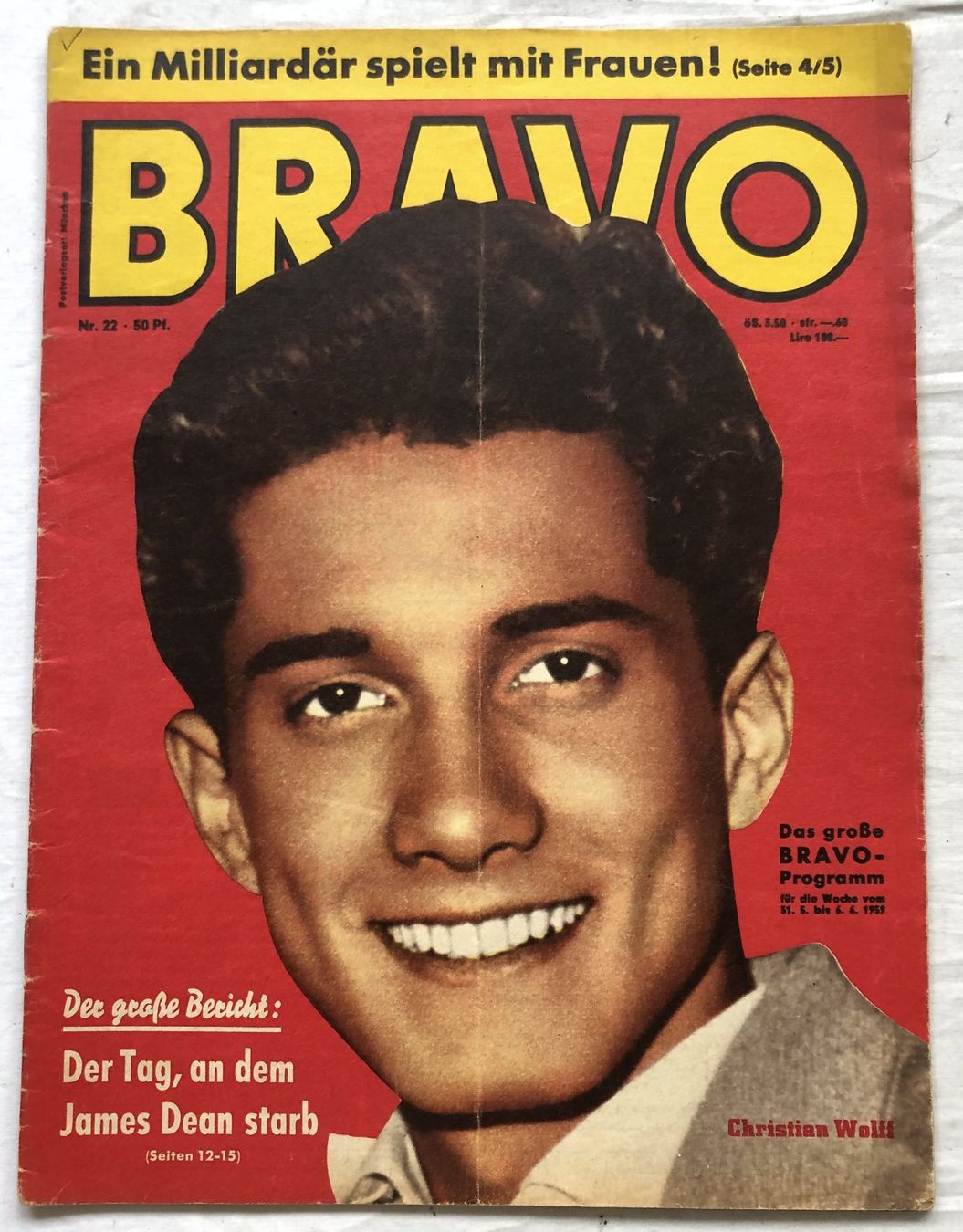 Zeitschriften & Magazine: BRAVO - Heft - Nr.22/1959 – Gebraucht aus Schaffhausen von durruti