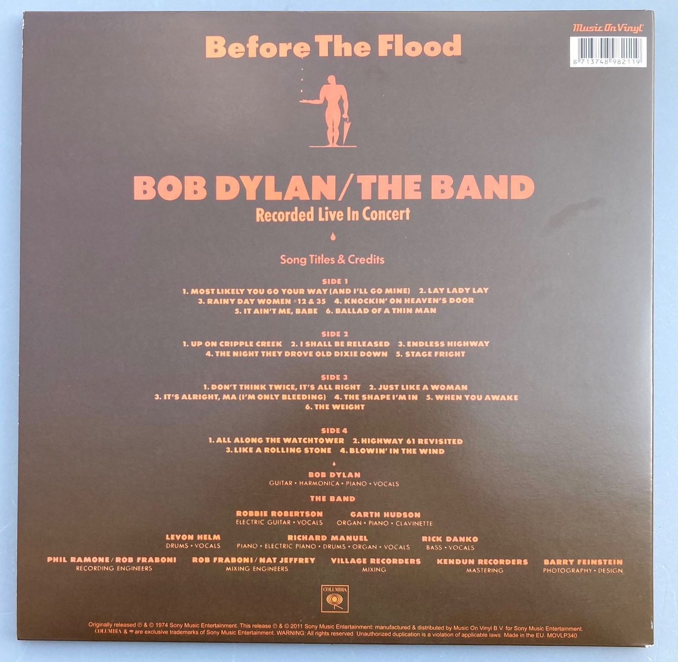 Schallplatten: BOB DYLAN / THE BAND - BEFORE THE FLOOD – Gebraucht aus Poliez-Pittet von Newtown-Records 1