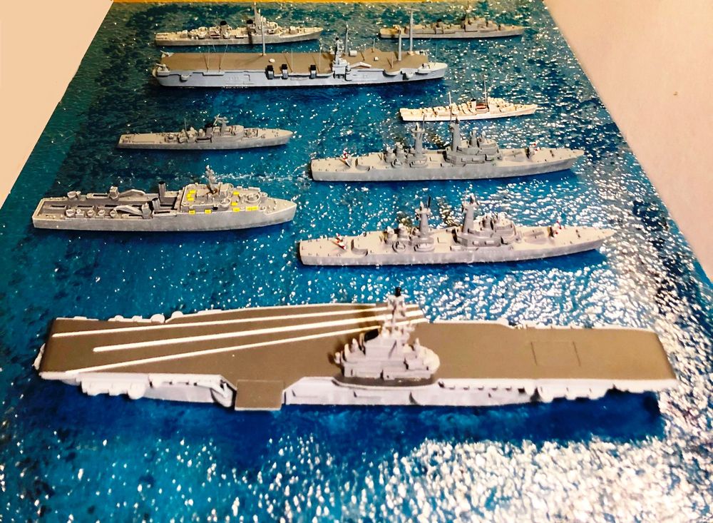 Lot De 4 Maquettes De Navires Japonais 1/900 – JDS Kongo, Takanami, Amatsukaze, Ayanami – Collection Self-Defense Forces