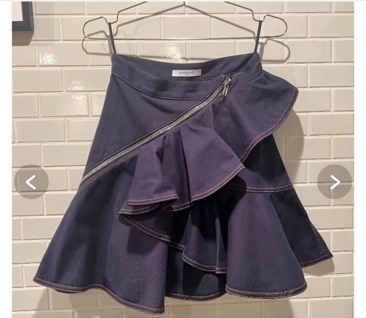 Givenchy Gonne: Givenchy Ruffled jeans skirt – Usato da Zürich venduto da modcoss 6