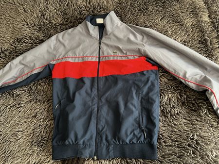 Lacoste Sport Jacke mehrfarbig Grösse XL mit Gebrauchsspur