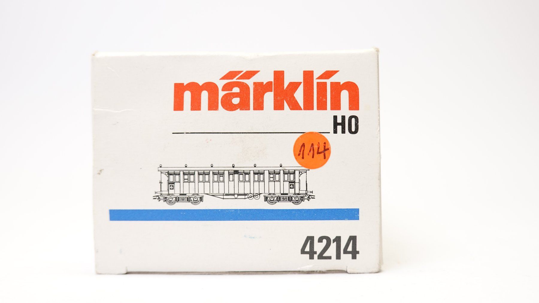Märklin Modellini di ferrovie: e4 Märklin 4214 Sitzwagen C4  K.W.St.E grau – Usato da Thun venduto da evinka_gmbh 8