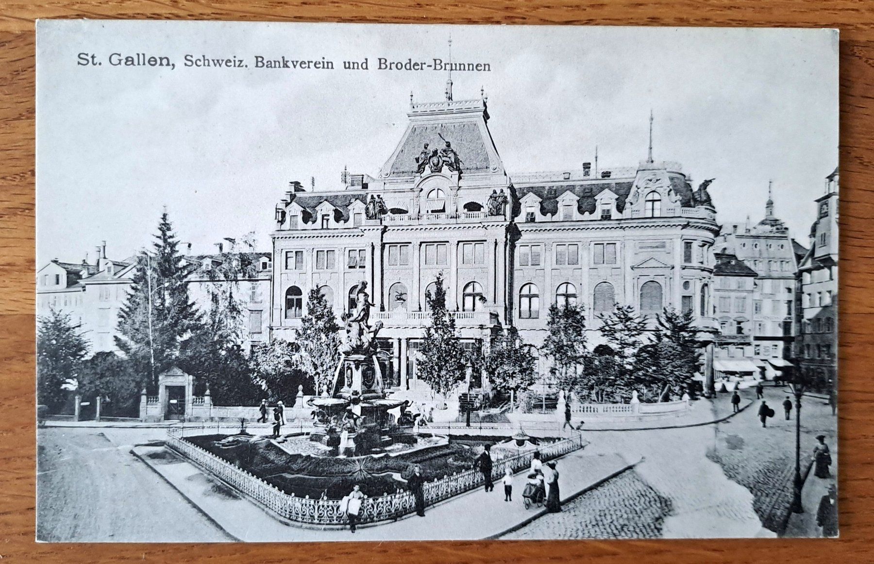 Cartoline postali: Ansichtskarte St. Gallen Broder Brunnen – Usato da Speicherschwendi venduto da allowed-crime