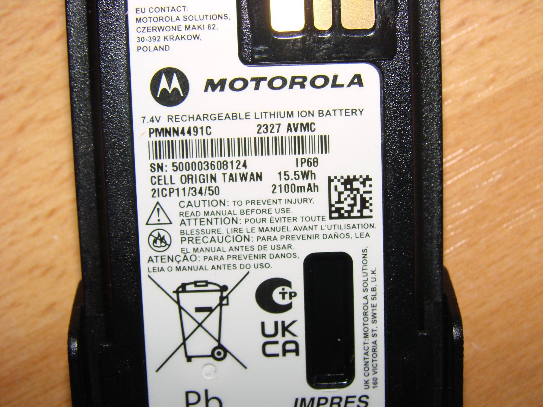 Motorola Radiocomunicazione: Motorola Akku DP4400e – Nuovo e nell'imballaggio originale da Niederuzwil venduto da Rade 4