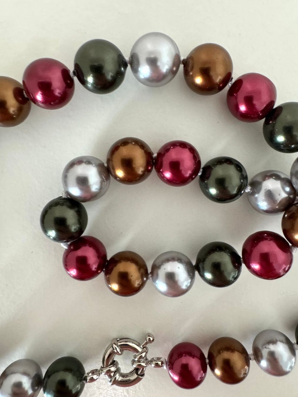 Catenine: Halskette Muschelkernperlen MK Perlen. – Nuovo (secondo la descrizione) da Biberist venduto da tl-schmuck 2