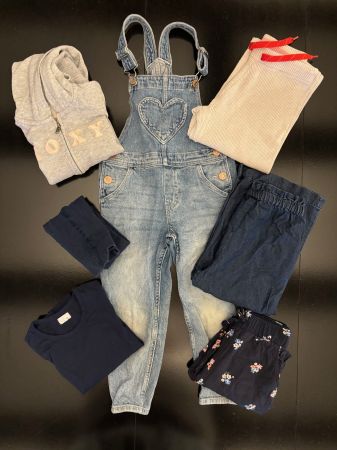 Kleiderpaket 7-teilig Mädchen Gr. 98/104