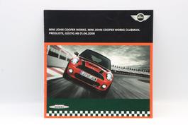 Mini John Cooper Works / Clubman Preisliste 2008 Prospekt