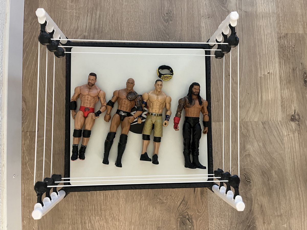 WWE Statuette: WWE Wrestling Ring mit Figuren – Nuovo (secondo la descrizione) da Oberrieden venduto da lau_zf9m 1