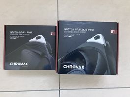 Pack 2x Noctua NF-A14 PWM + 4x NF-A12x25 PWM neu