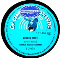 Charlie Parker, seltene Jazz Schellackplatte