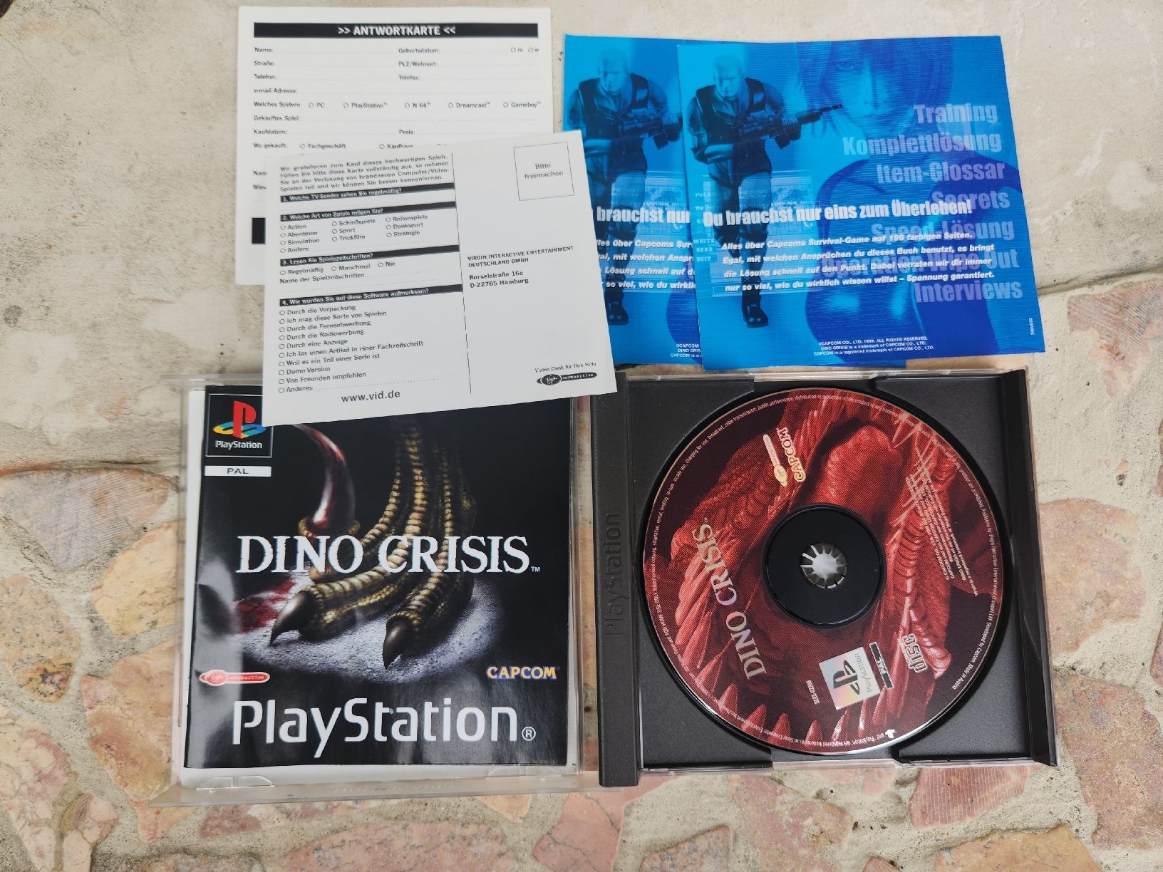 Sony Giochi: Dino Crisis PS1 PAL komplett – Usato da Tafers venduto da whereyogamesat 2