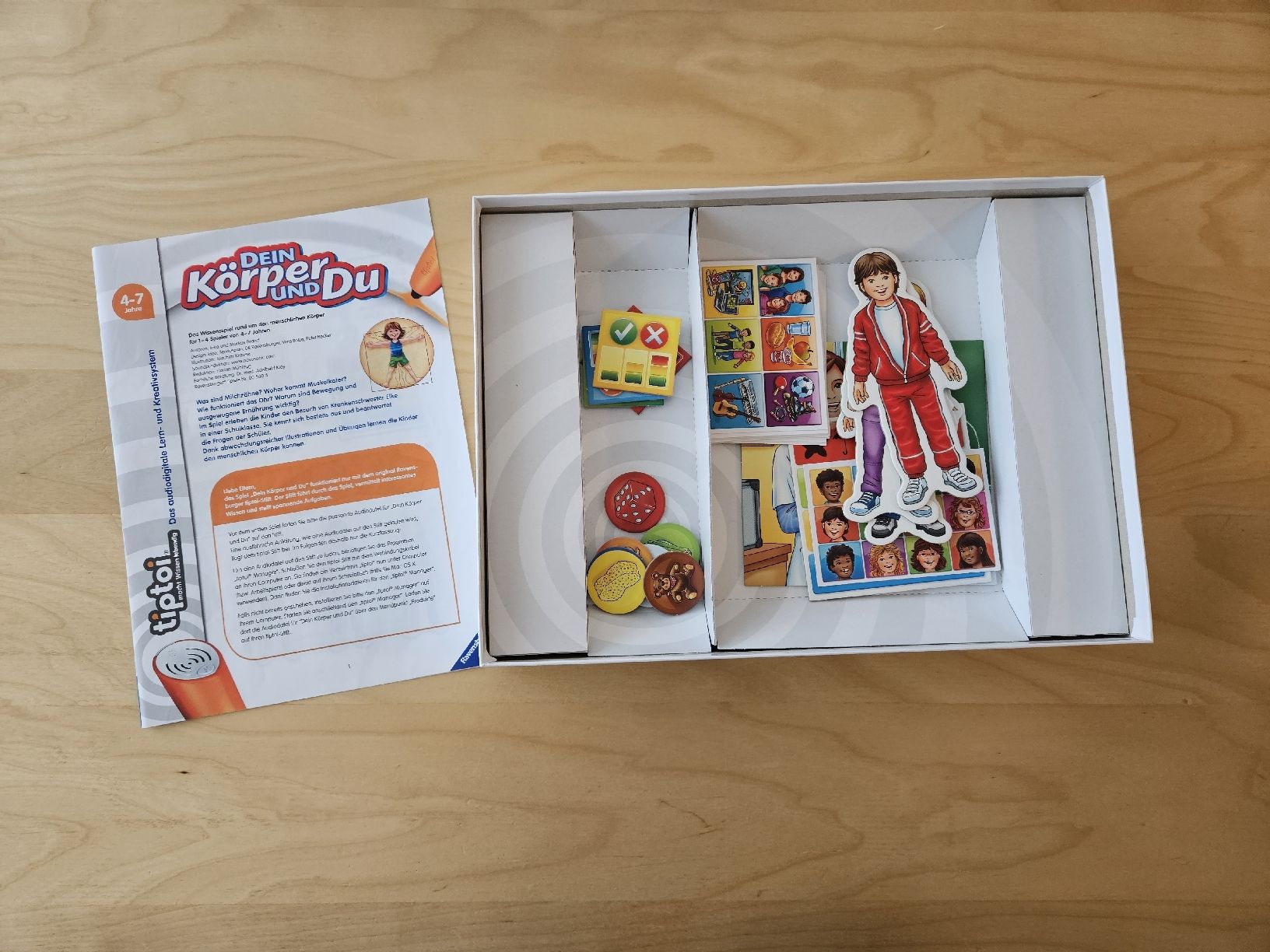 Ravensburger Giochi: Tiptoi Spiel "Dein Körper und Du", Ravensburger, Top! – Usato da Arbon venduto da Shniin2 1