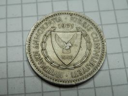 Zypern 25 Mils, 1971
