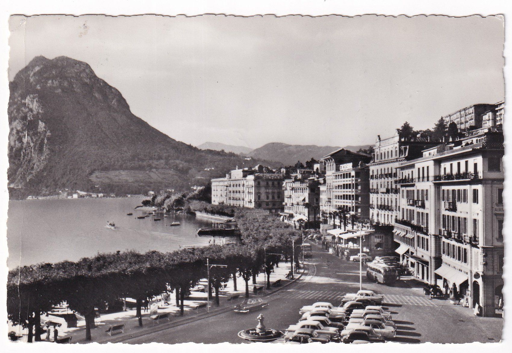 Ansichtskarten: Lugano 1964 – Gebraucht aus Cormoret von Pascalll2001