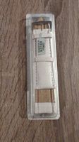 Neues Yuanguang Echtleder Uhrenarmband, Weiss, 24mm
