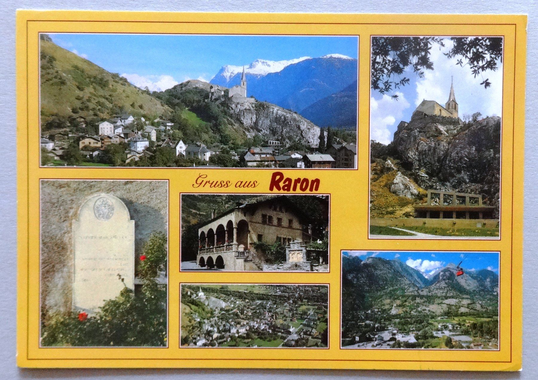 Cartoline postali: Raron, Wallis – Usato da Fétigny venduto da Billy2miny