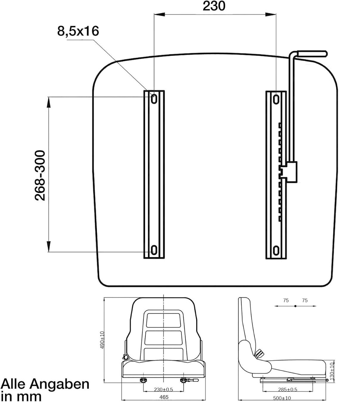 Metall- & Schlosserei Sonstiges: Universal Staplersitz bis 130kg – Neu und originalverpackt aus Bottighofen von zaap 6