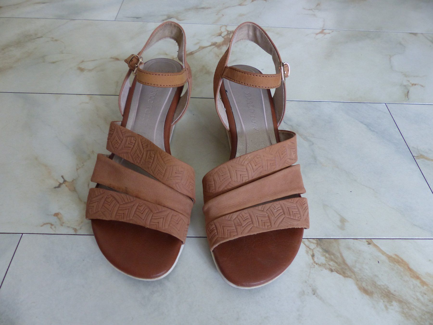 Scarpe da donna: Marco Tozzi Sommerschuhe Gr. 38 / Leder – Usato da Ostermundigen venduto da Phoenix64
