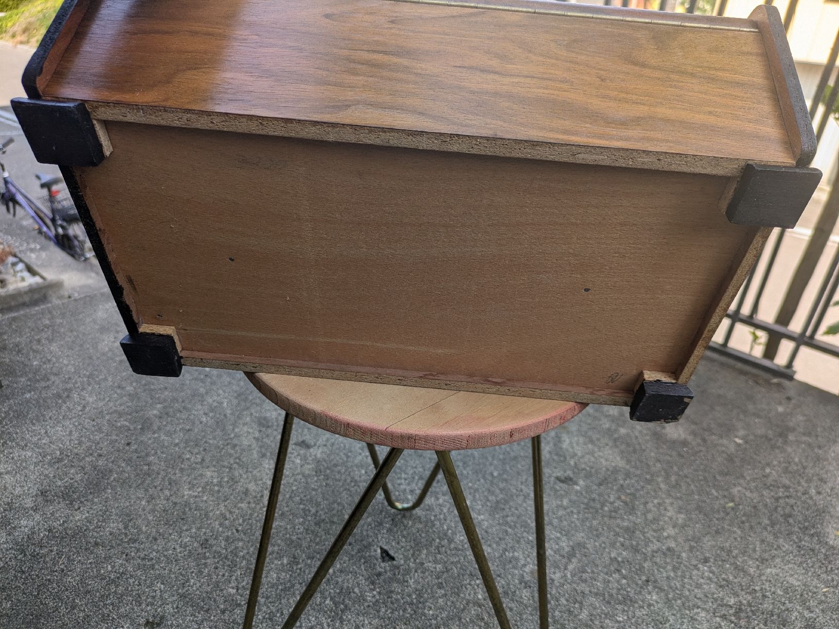 Sonstiges zum Basteln & Handarbeiten: Vintage Nähkästchen Midcentury Design – Gebraucht aus Ermatingen von trendyquitaeten 6