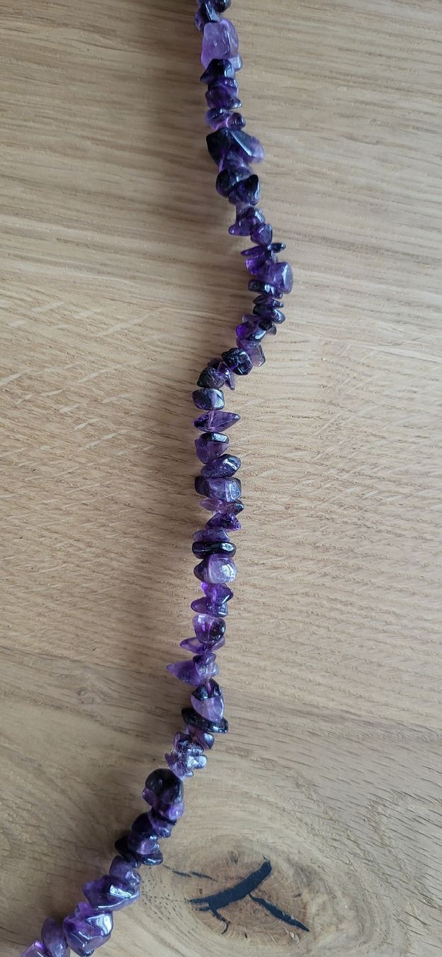 Catenine: Amethyst Halskette, wunderschön, violett, Echtstein – Nuovo (secondo la descrizione) da Brugg AG venduto da Leona90 2