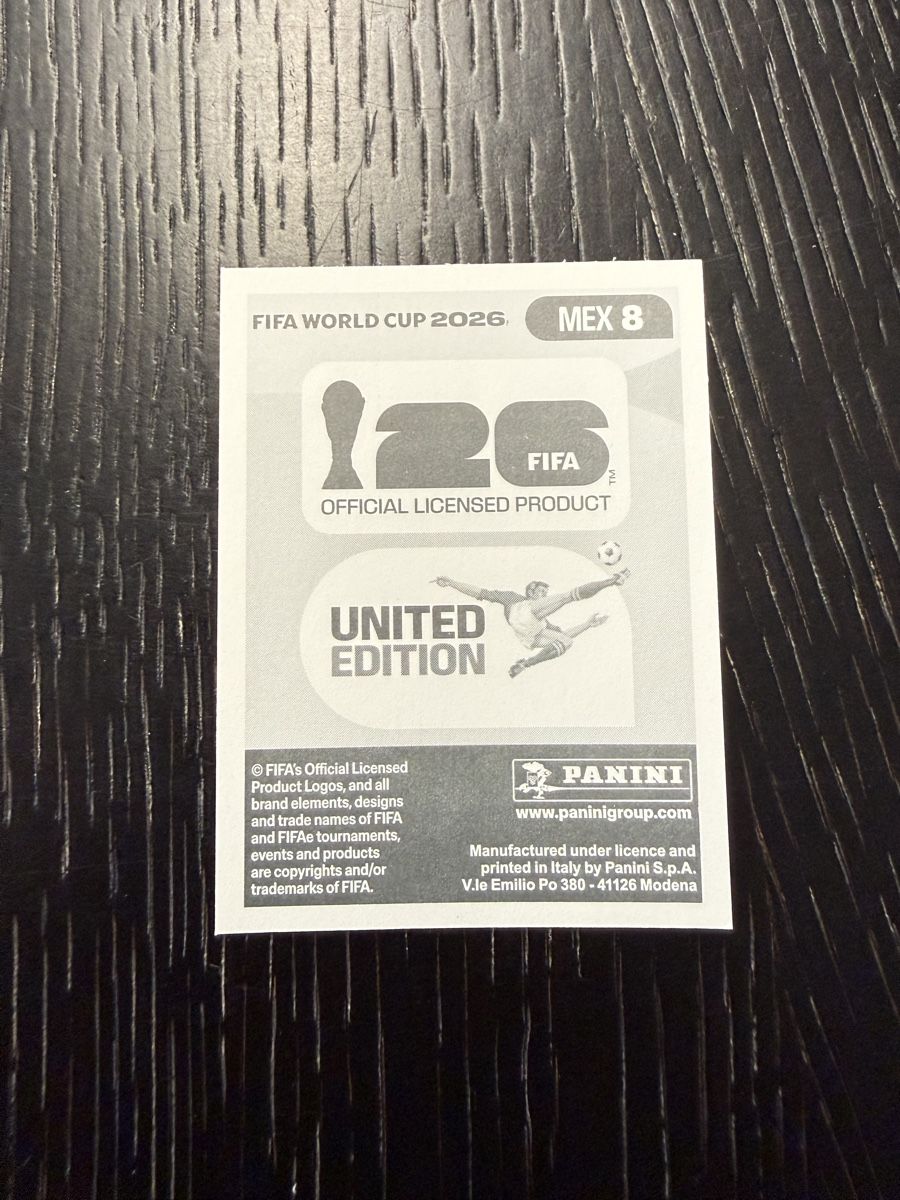 Panini Album: Panini FIFA World Cup 2026. MEX 8 – Nuovo (secondo la descrizione) da Oberweningen venduto da Burlli 1