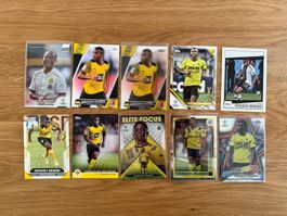 10 verschiedene Moukoko /BVB Sammlung Topps / Panini