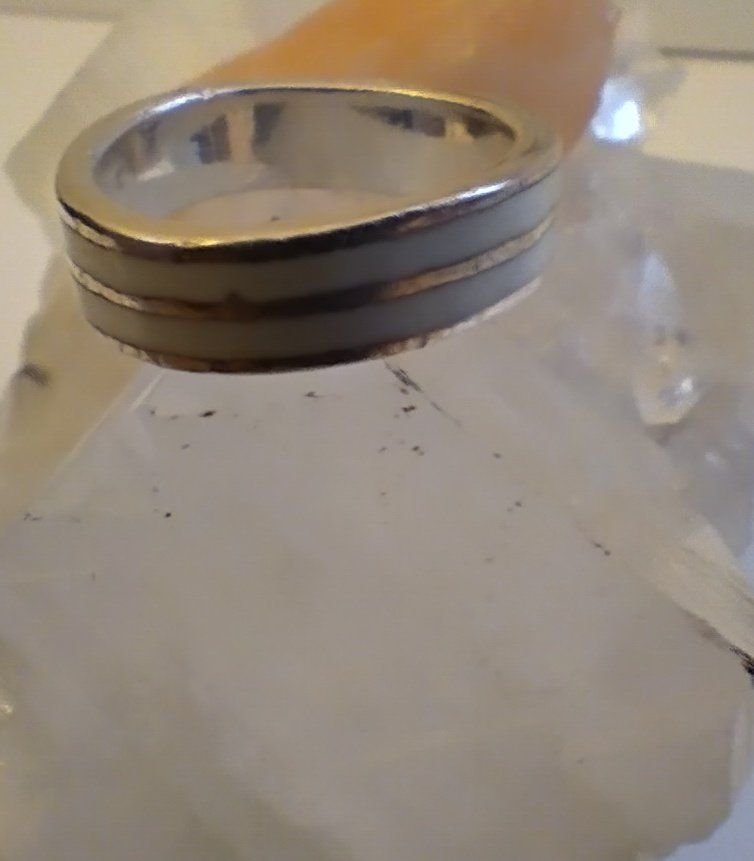 Anelli: RING SILBER 925 WEISS - SPEZIELL – Usato da Romanshorn venduto da Stubsinator 2