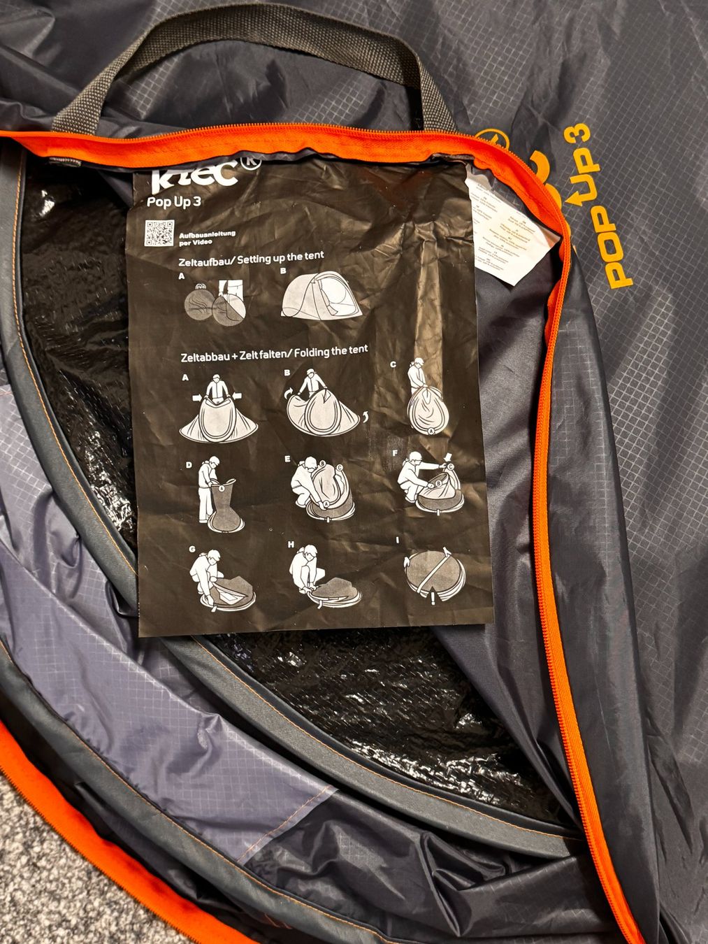 Zelte: K-Tec Pop Up 3 Personenzelt – Gebraucht aus Chur von tan_qx6b 2
