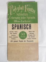 Polyglott Spanisch Lernbuch/Sprachführer von 1894