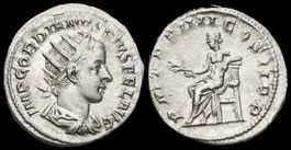 Gordian III, 238–244 n. Chr. Silber-Antoninian