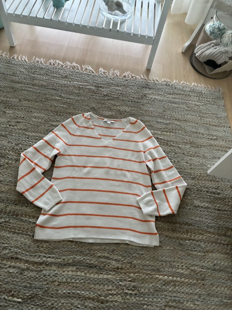 Esprit Pulls & Sweat-shirts: Esprit Baumwolle Pullover. Gr.S, weiss orange  – Neuf (Voir description) à Dübendorf par mar_s66c 4