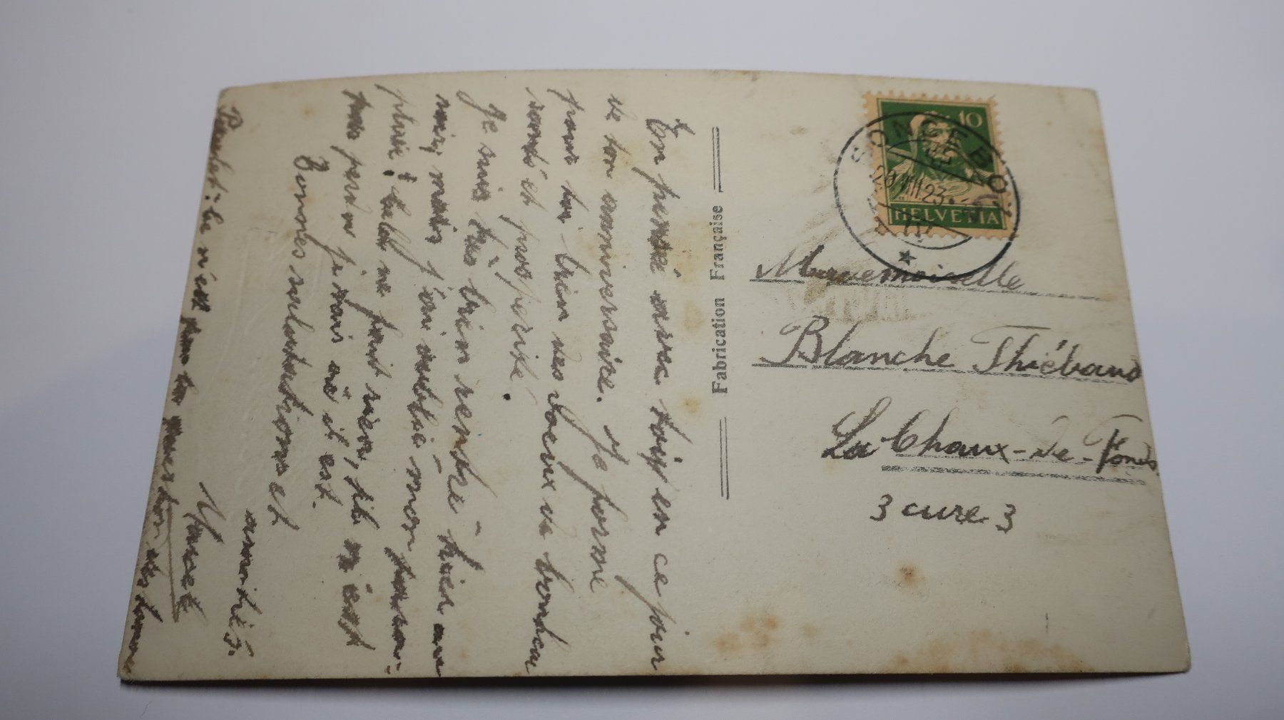 Cartoline postali: Bonne Fête   1923 – Usato da Cormoret venduto da Pascalll2001 5