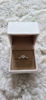 Bague Coeur en or blanc 18k avec diamants 0.25 carats