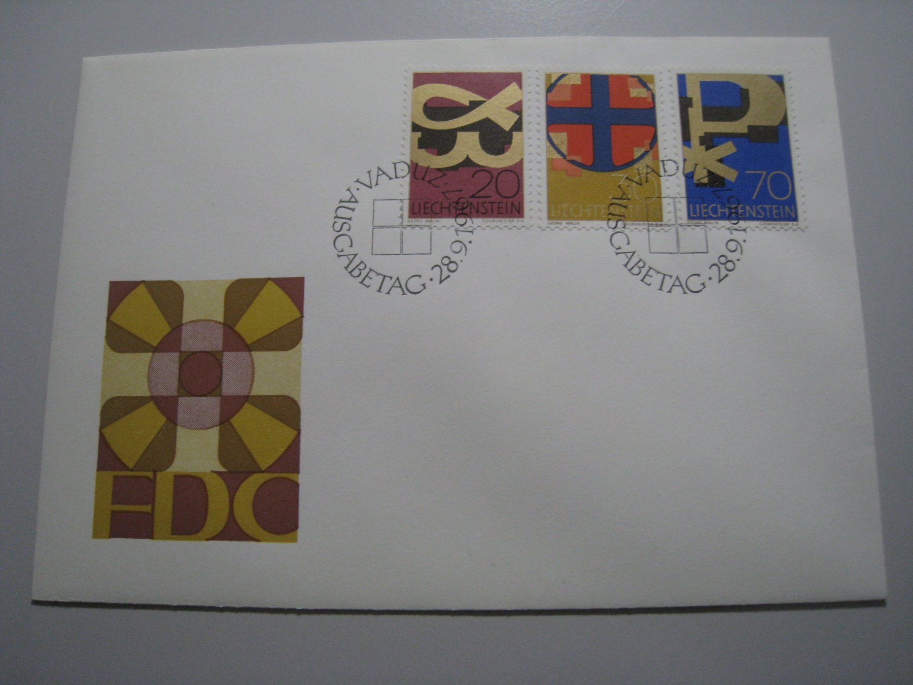 Tutti i francobolli: Vaduz 1967 FDC – Usato da Aarwangen venduto da Pinsel7890