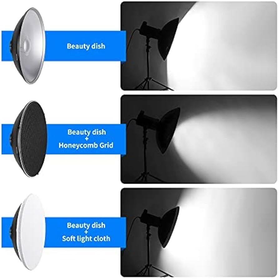 Flash: Neewer Photo Studio Strobe Flash Light Reflector Beauty Dish – Usato da Goldau venduto da Kseniya123 4