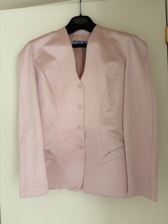 Thierry Mugler Blazer Seide Rosa Grösse 38 Zustand gut
