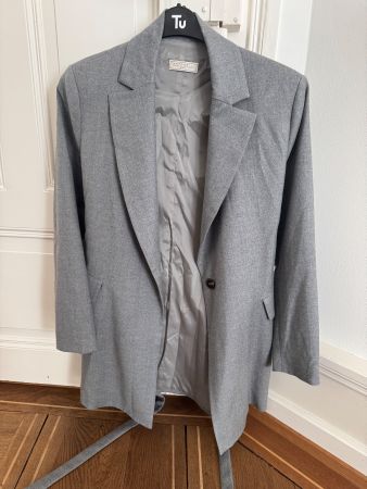 Damen Antonelli Firenze grauer Blazer Wollmischung