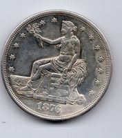 (1081) USA, Trade Dollar 1876 vz+