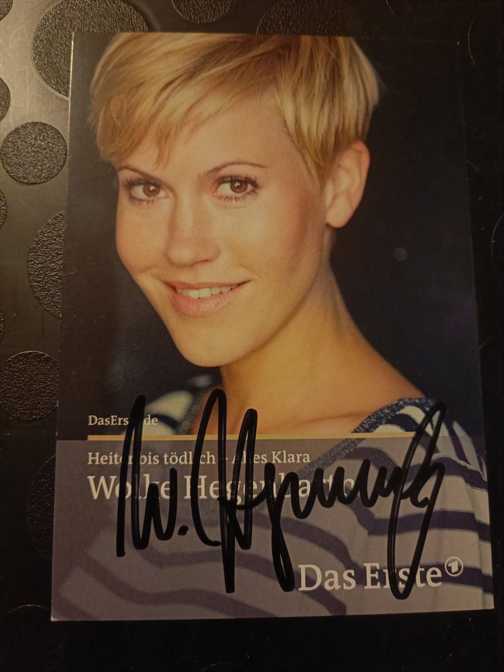 Autografi: Wolke Hegenbarth - handsignierte Autogrammkarte – Usato da Menziken venduto da Artographs