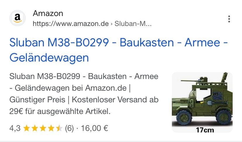 Jeux de construction: B0299 - Baukasten - Armee - Geländewagen – D'occasion à Wallisellen par Irantzu 4