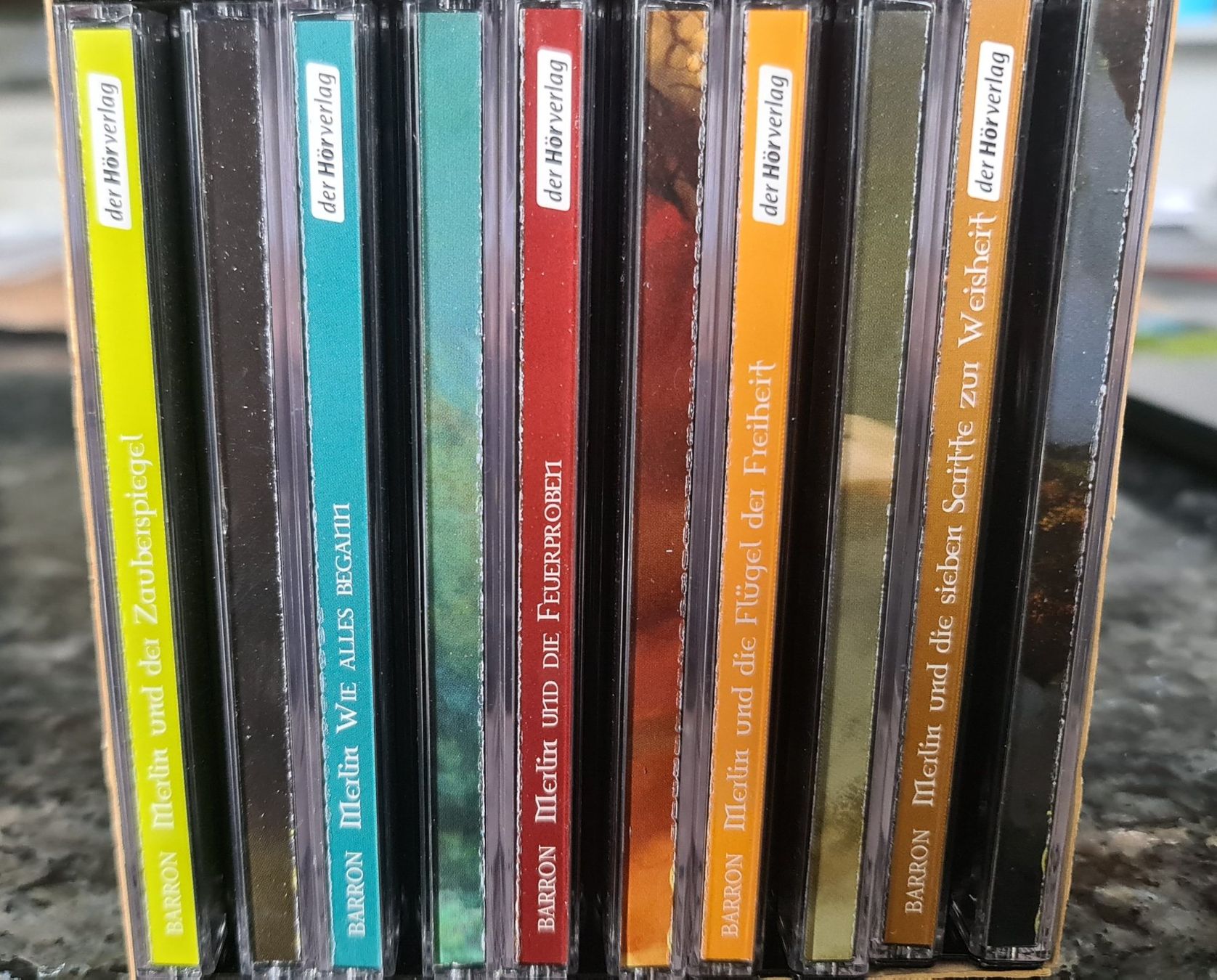 Hörbücher: Hörbuch ,,Die Merlin - Saga" 20 CD´s – Gebraucht aus Uerkheim von Justi.y 2