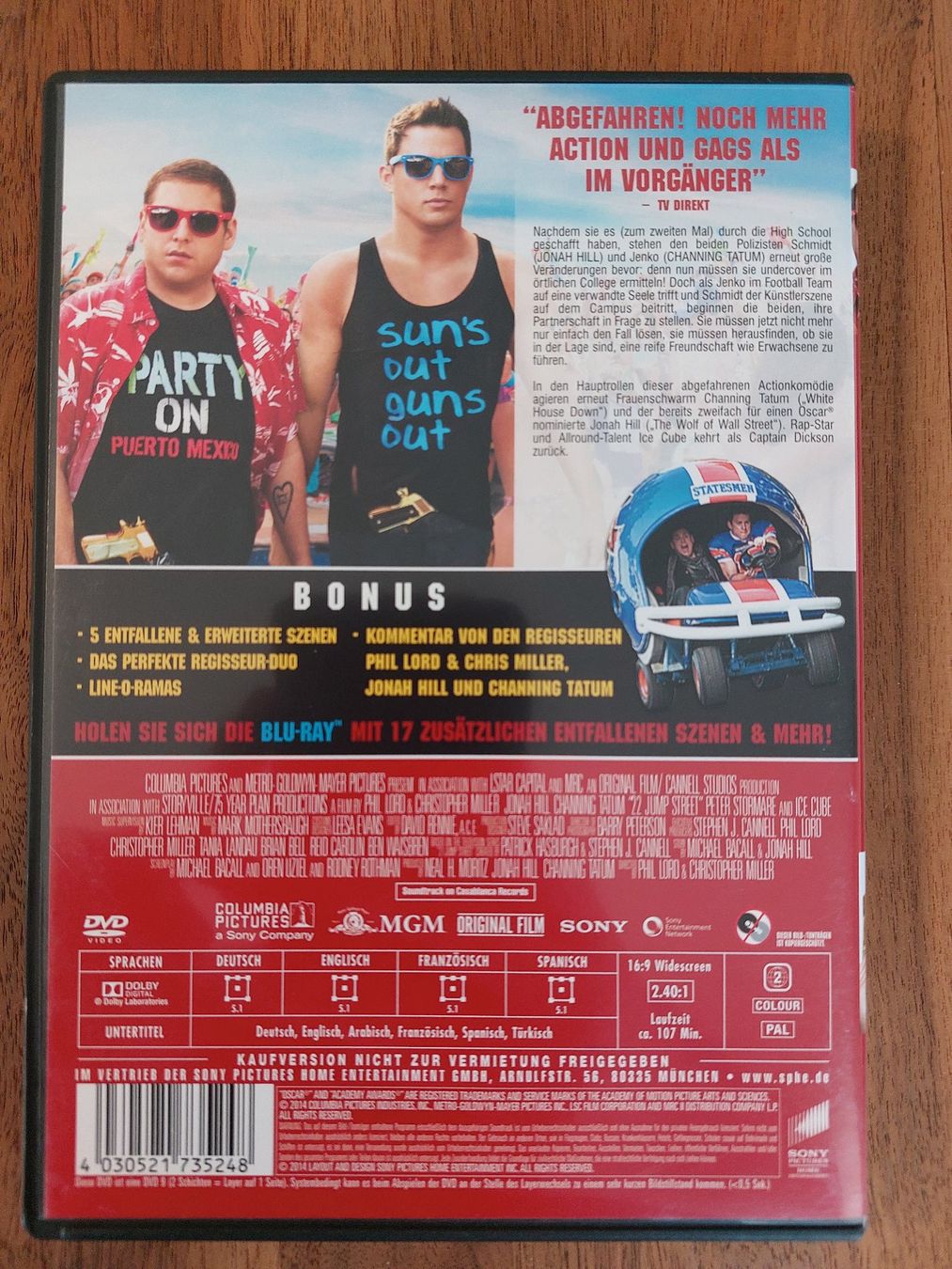 Tutti i DVDs: DVD - 22 Jump Street – Usato da Rheinfelden venduto da FilmAuktion 1