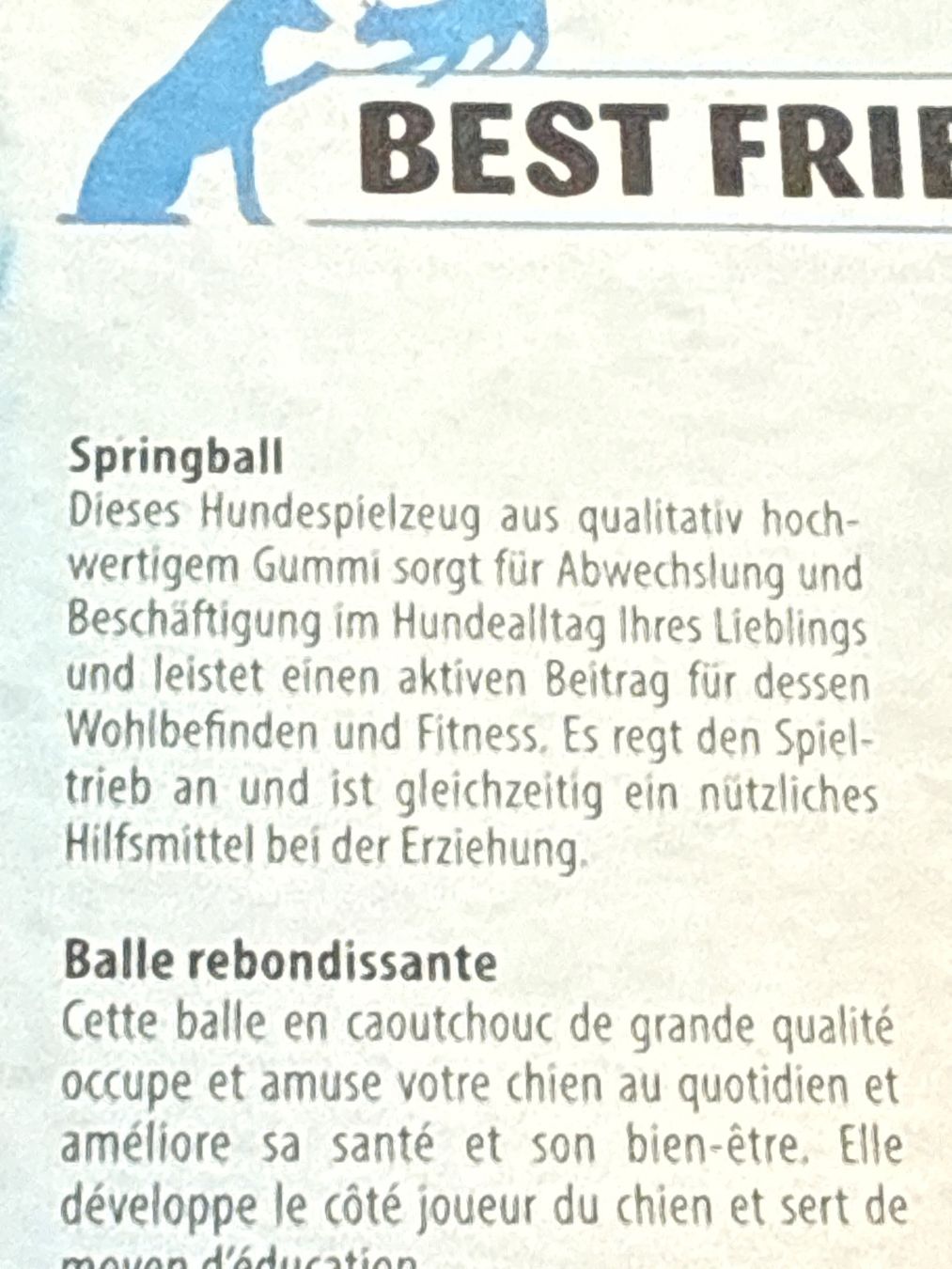 Kabel: NEU***HUNDE-SPRINGBALL***SUPER ALS 🎁 – Neu und originalverpackt aus Zürich von Ceca52 4