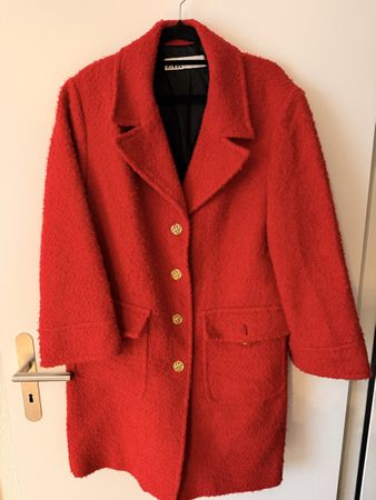 Roter Zara Wintermantel Gr. XL