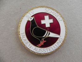 Medaille Willisau LU Luzern Vogel Tauben Ausstellung 1982