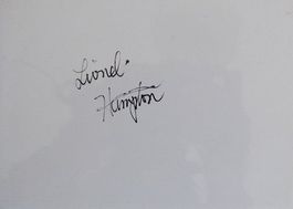 Lionel Hampton (1908-2002) Jazzmusiker - Autogramm