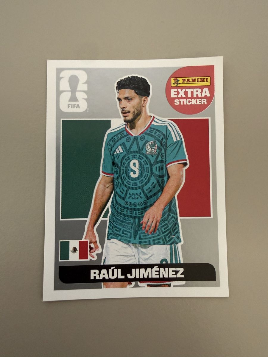 Panini Sammelbilder & Trading cards: Extra Sticker Raúl Jiménez Silber – Neu (gemäss Beschreibung) aus Bern von rom_nk66